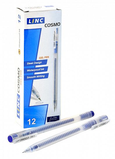 Ручка гел. LINC COSMO 0,55 мм синий