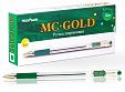 Ручка шариковая MunHwa "MC Gold" зеленая, 0,5мм, грип, штрих-код BMC-04