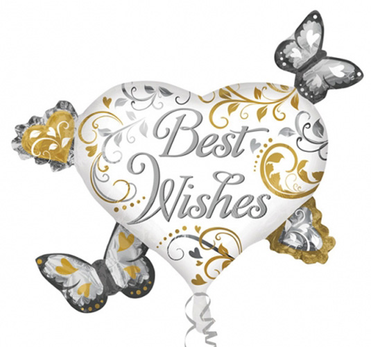 А ФИГУРА/P30 Best Wishes Бабочки Сердца