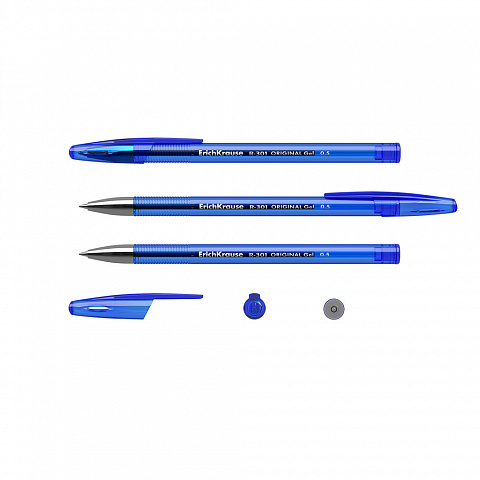 Ручка гелевая R-301 ORIGINAL Gel 0.5 синяя (коробка 12 шт.)