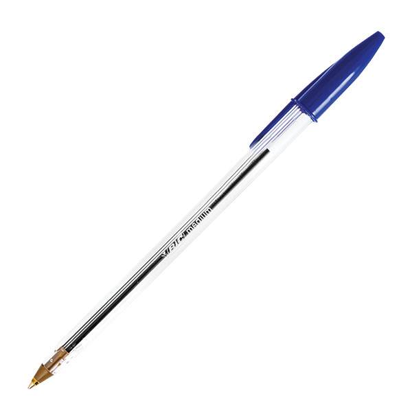 Ручка шариковая Bic "Cristal" синяя, 1,0мм 847898