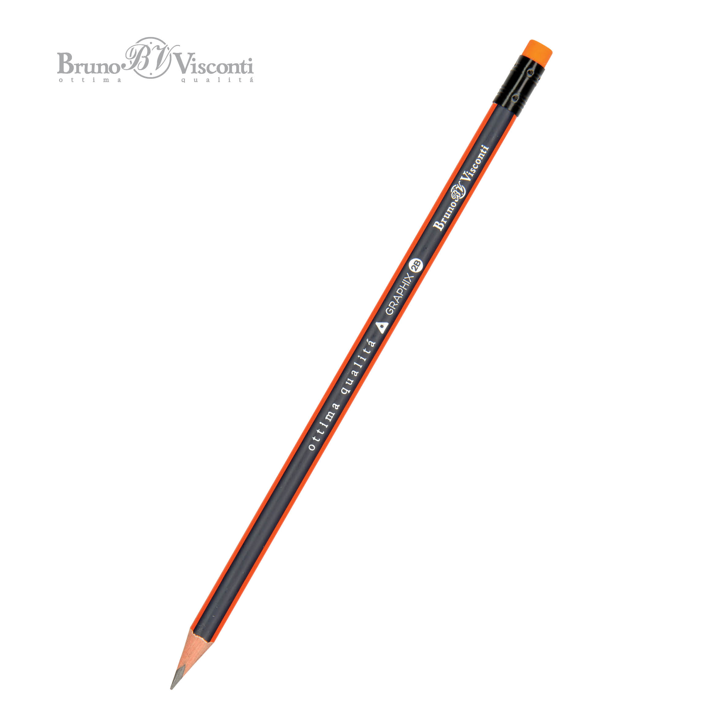 Карандаш ч/гр BV Graphix с/л 2В 21-0024