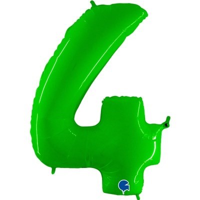 Г ЦИФРА 4  40" Яркий Лайм