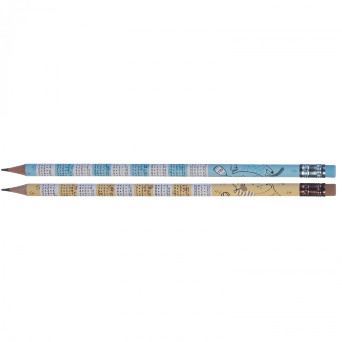 BL_092487 Карандаш чернографитн. 2х2 круглый корпус черн.дерево 72шт. "HB" с ластиком заточен. в пла