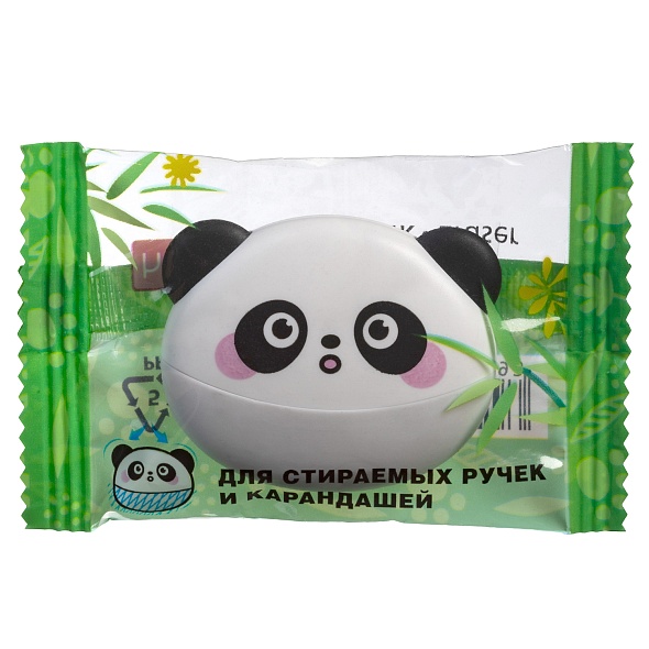 ER_090573 Ластик TPR Hatber -Panda- в индивидуальной упаковке 24 шт в картонной Дисплей-витрине