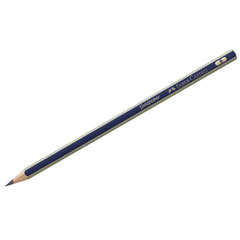 Карандаш ч/г Faber-Castell "Goldfaber 1221" B, заточен. 112501