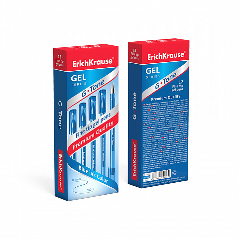 Ручка гелевая ErichKrause G-Tone Stick Original 0.5, цвет чернил зеленый (в коробке по 12 шт.)