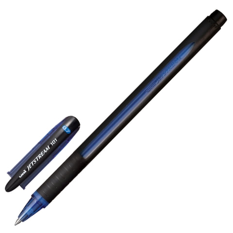 Ручка шариковая неавтомат. Uni Jetstream SX-101-07 син, 0, 7, масл, манж
