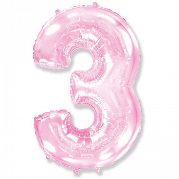 Ф ЦИФРА 3  40" Pink