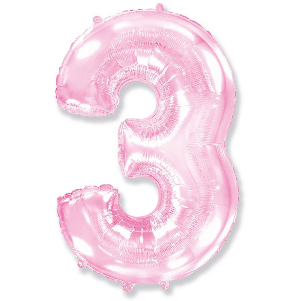 Ф ЦИФРА 3  40" Pink