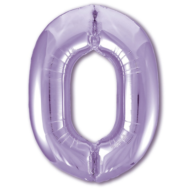 Р ЦИФРА 0  40" Пастель Lavender
