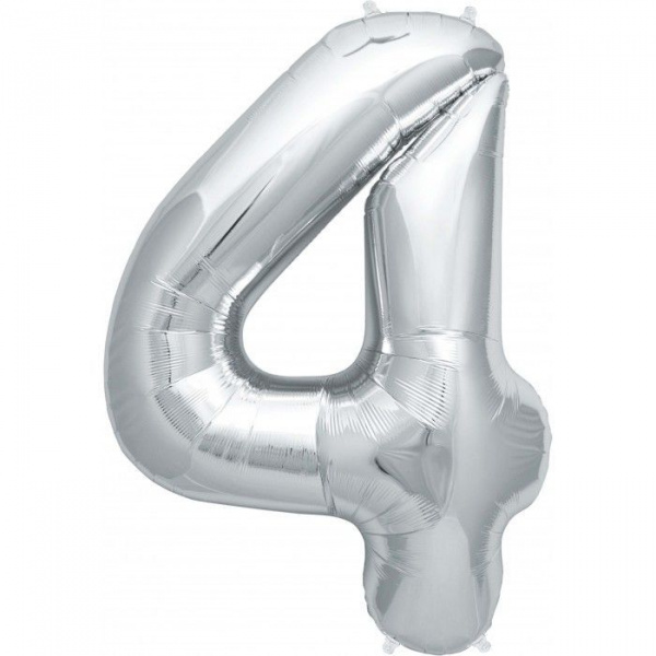 Г ЦИФРА 4  40" Silver