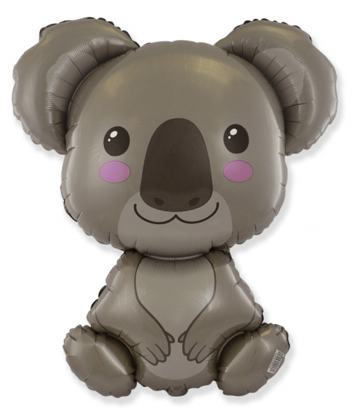 Шар (28''/71 см) Фигура, Коала, 1 шт. Flexmetal, ИСПАНИЯ