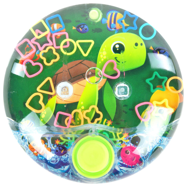 Водная игра ПОДВОДНЫЙ МИР, 10х10 см, колечки, ассорти, 4 вида, JOLLY JOT (ДЖОЛЛИ ДЖОТ), 665995