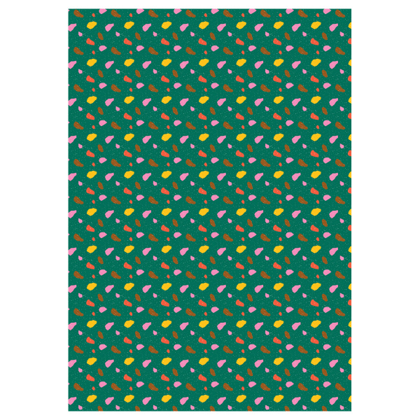 Упаковочная бумага глянц. 70*100см, MESHU "Terrazzo", 80 г/м2, ассорти, 5 дизайнов MS_62829