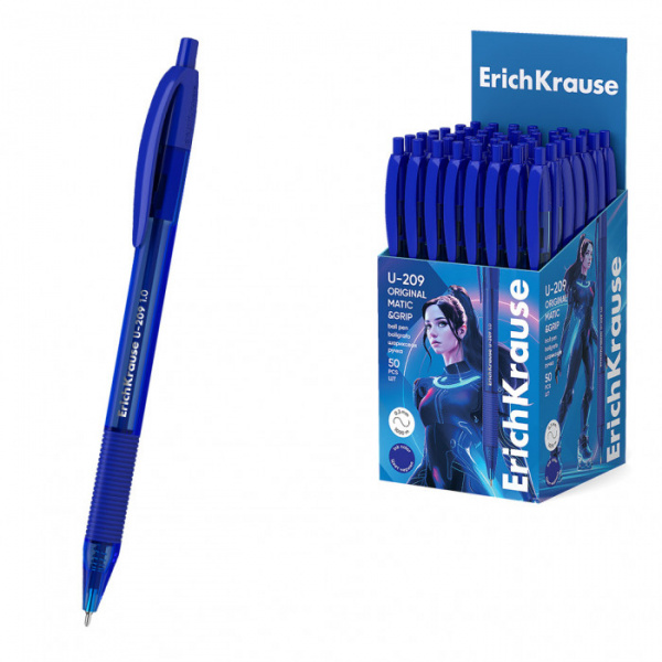 Ручка шариковая автоматическая ErichKrause® U-209 Original Matic&Grip 1.0, Ultra Glide Technology, ц