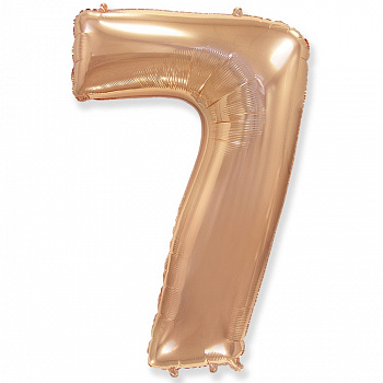 Ф ЦИФРА 7  40" Rose Gold