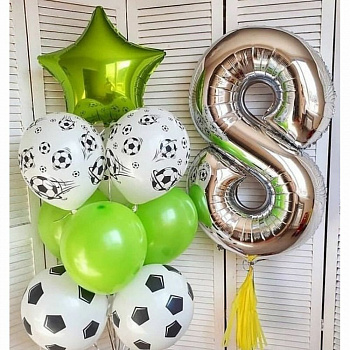 Композиция мальчику на 8 лет в футбольной тематике