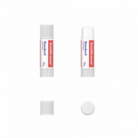 Клей-карандаш ErichKrause® Standard, 13г (в коробке-дисплее по 24 шт.)
