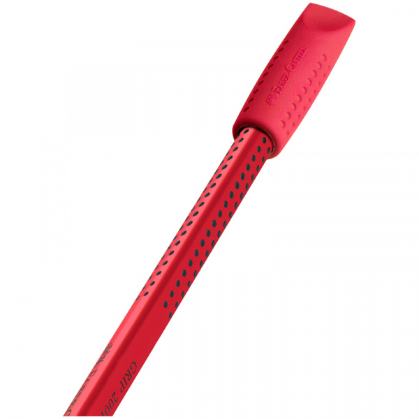Набор ластиков-колпачков Faber-Castell "Grip 2001" 2шт., трехгранные, ассорти, пакет 187001