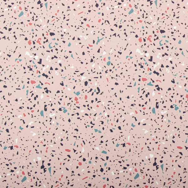 Бумага упаковочная подарочная мелованная "Terrazzo&Memphis", 70х100 см, 10 дизайнов ассорти, ЗОЛОТАЯ