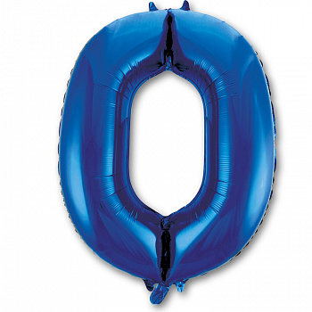 К ЦИФРА 0  40" Blue