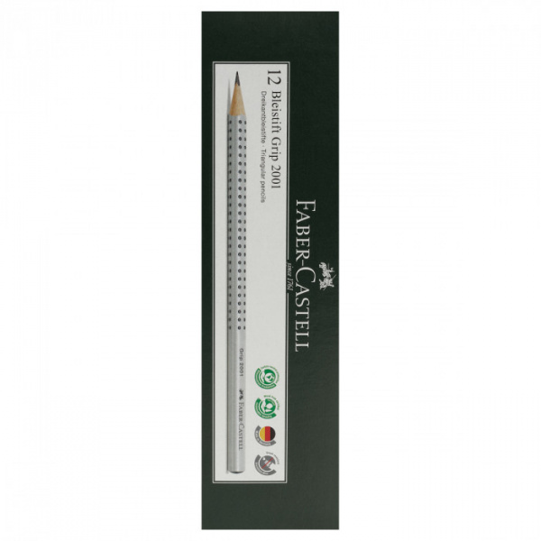 Карандаш ч/г Faber-Castell "Grip 2001" HB, трехгранный, заточен. 117000