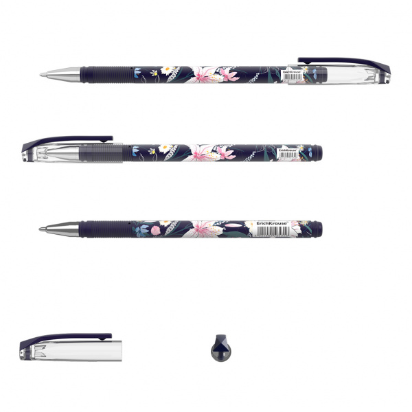 Ручка шариковая ErichKrause ColorTouch Stick Lily 0.7, цвет чернил синий (в тубусе по 24 шт.)