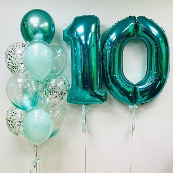 Шары на День Рождения 10 лет