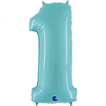 Г ЦИФРА 1  40" Пастель Blue
