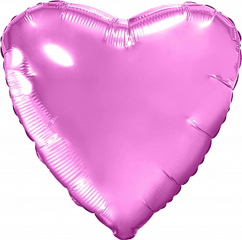 Р Б/РИС СЕРДЦЕ 18" Металлик Pink