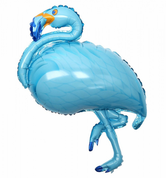 Y Фигура 66 Фламинго Blue 51см Х 105см шар фольга