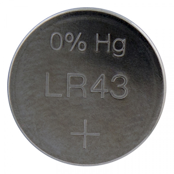 Батарейка GP LR43 (G12, V12GA, 186) алкалиновая, BC10 GP 186FRA-2C10
