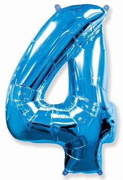 А ЦИФРА 4 Blue