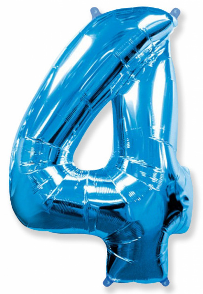 А ЦИФРА 4 Blue