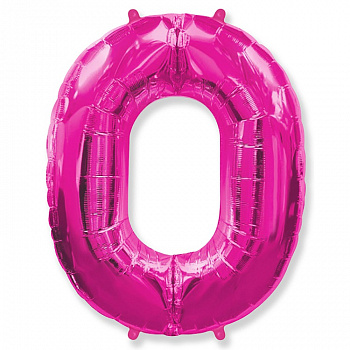 Ф ЦИФРА 0  40" Fuchsia