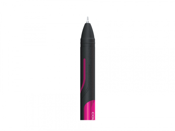 Ручка шариковая Berlingo "Color Zone stick" синяя, 0,7мм, прорезиненный корпус ассорти CBp_70950
