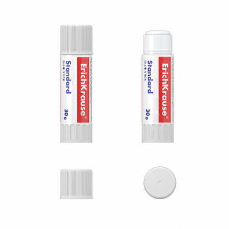 Клей-карандаш ErichKrause® Standard, 13г (в коробке-дисплее по 24 шт.)