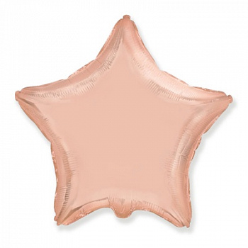 FM Звезда Rose Gold 18"/45см шар фольгированный