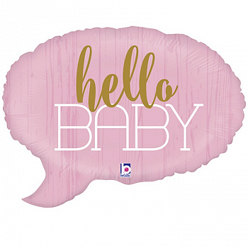 Б ФИГУРА HELLO BABY Спич бабл розовая