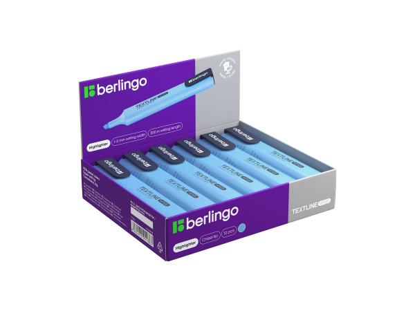 Текстовыделитель Berlingo "Textline HP500" бирюзовый, 1-5мм T7515