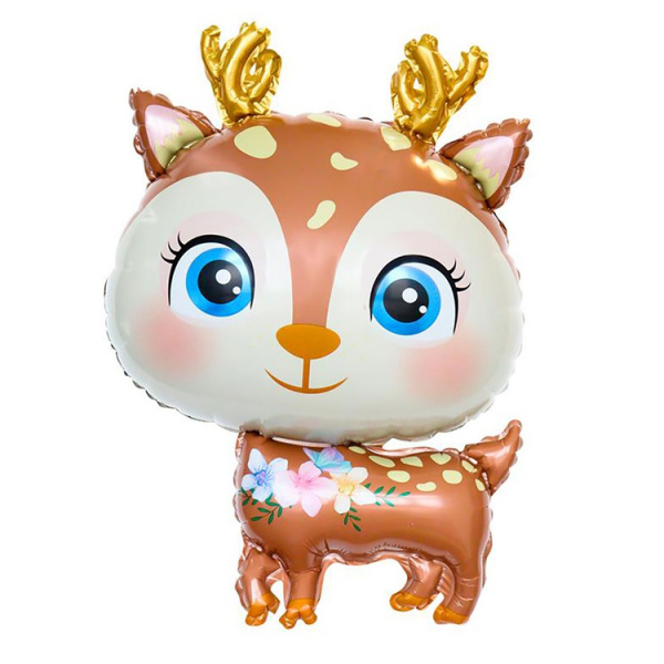 К ФИГУРА Олень милый коричневый