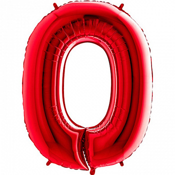 Г ЦИФРА 0  40" Red