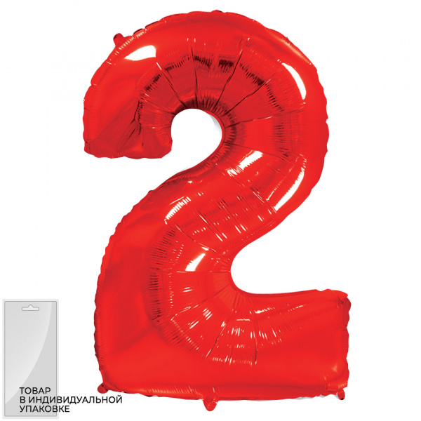Ф ЦИФРА 2  40" Red