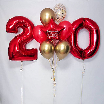 Шары на 20 лет