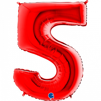 Г ЦИФРА 5  40" Red