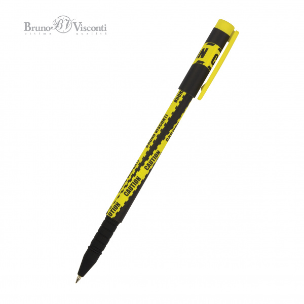 Ручка шар. BV FunWrite Keep Away.Caution 0,5 син. 20-0212/50