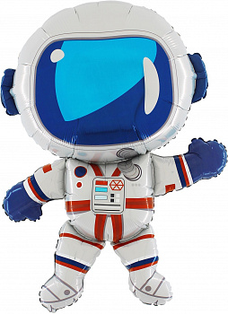 Шар (38''/97 см) Фигура, Космонавт, 1 шт.