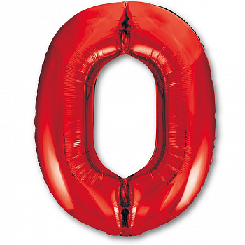 К ЦИФРА 0  40" Red