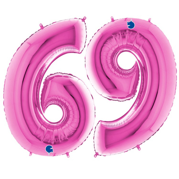 Г ЦИФРА 6  40" Pink